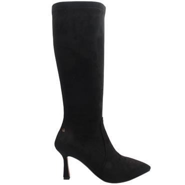 UNA HEALY DANCE KNEE HIGH BOOT - BLACK SUEDE